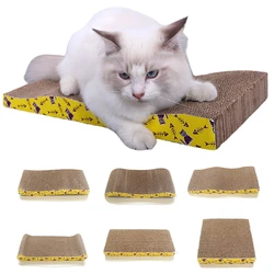 Rascador de cartón para gatos – Juguete interactivo de rascado
