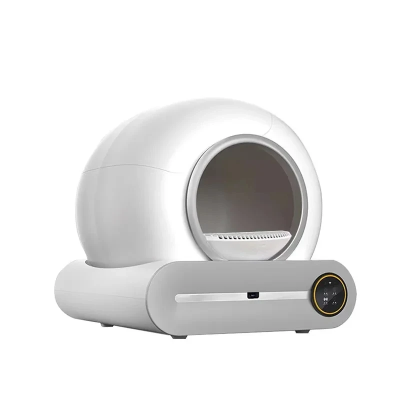 Caja de arena inteligente automática para gatos, 65L, autolimpiante, totalmente cerrada, bandeja de arena para inodoro para gatos grande - imagen 4