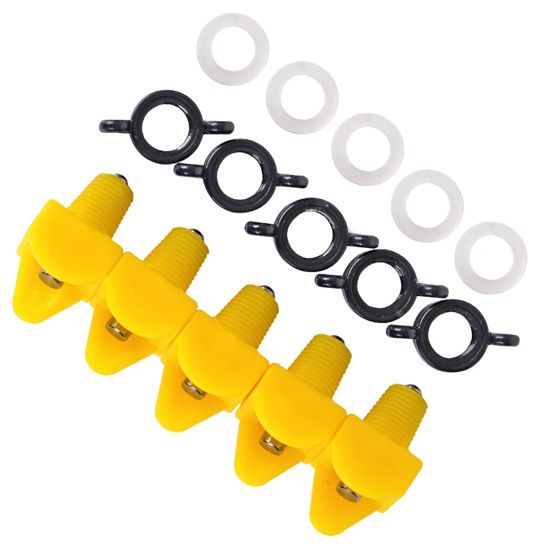 Bebedero de agua para pollos, bebedero automático de fácil instalación, sin fugas, 5/10/20 piezas - imagen 2