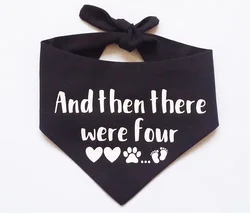 Bandana para perro anuncio bebé – Regalo Baby Shower