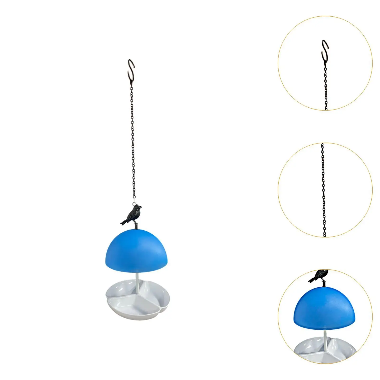 Outdoor Hanging Bird Feeder Bird Lover Gift Birdfeeder for Courtyard Patio