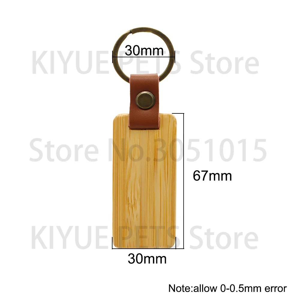 100 Uds. Venta al por mayor etiqueta de madera accesorios de Perfume decoración personalidad perro identidad etiqueta de identificación en blanco nombre con Collar - imagen 2