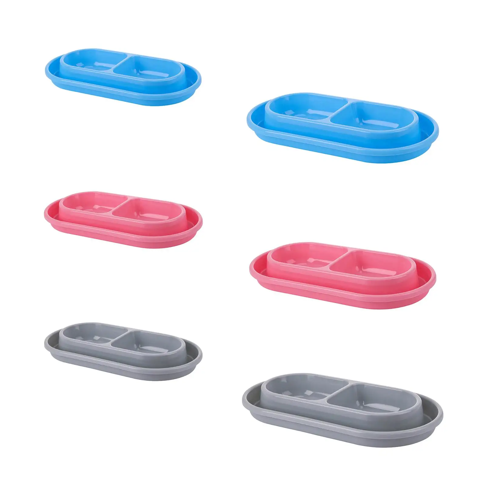 Cat Bowls for Food and Water AntiSlip Ants Away Easy to Clean Cat Feeder