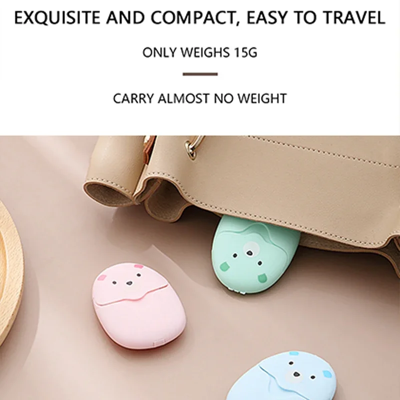 50 Uds. Hojas de jabón de viaje, papel de jabón portátil para baño, manos, limpieza de viajes al aire libre, hoja de jabón, espuma aromática adecuada para acampar - imagen 5