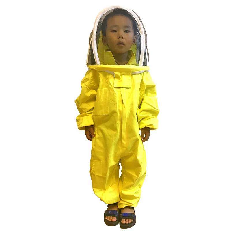 1 Juego de traje antiabejas para niños, traje transpirable para niños, ropa práctica de apicultura, equipo y guantes para apicultura - imagen 2