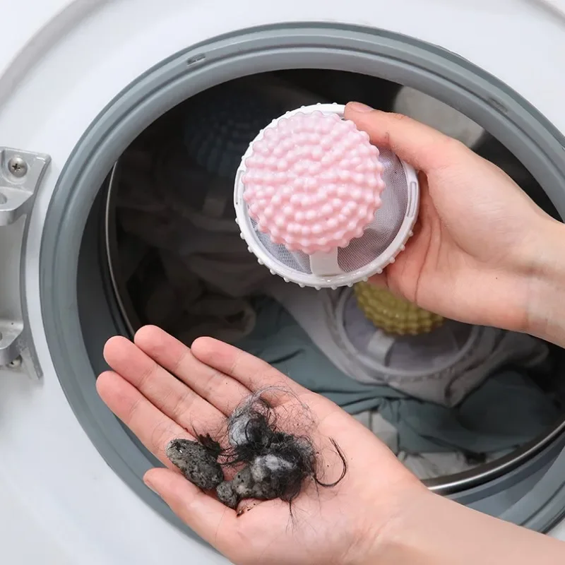 Removedor de pelo de mascotas, bola reutilizable, recolector de lana, removedor de pelo de gato, recogedor de piel de mascota, Herramientas de limpieza, bolsa de filtro para lavadora de ropa - imagen 3