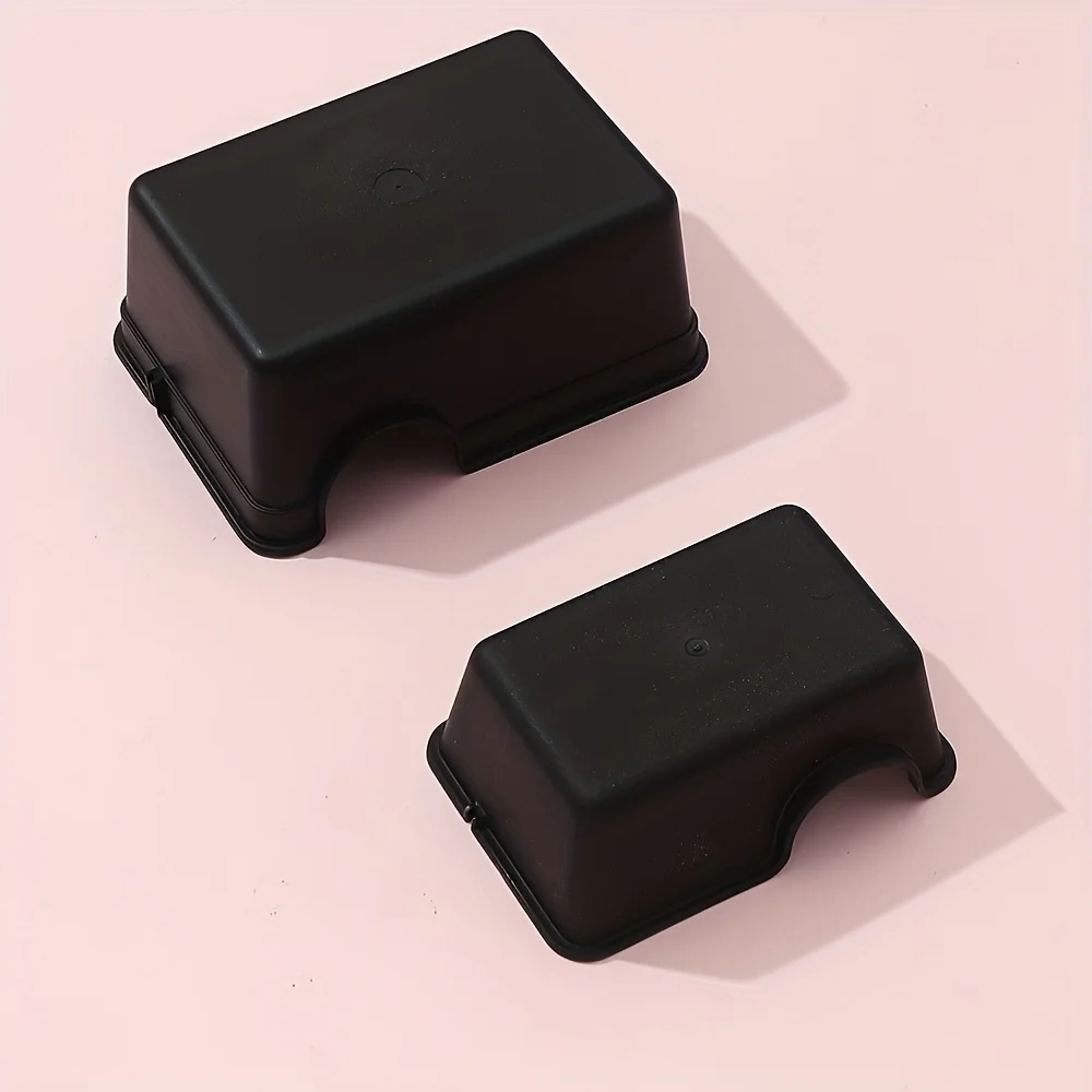 Varios tamaños de escondite para reptiles negros con cúpula y túnel de entrada - Habitat de textura plástica duradera Adecuado para lagartos, cobras, centípedes y otros reptiles pequeños - Refugio de escape ventilado y fácil de limpiar para terrarios - imagen 4