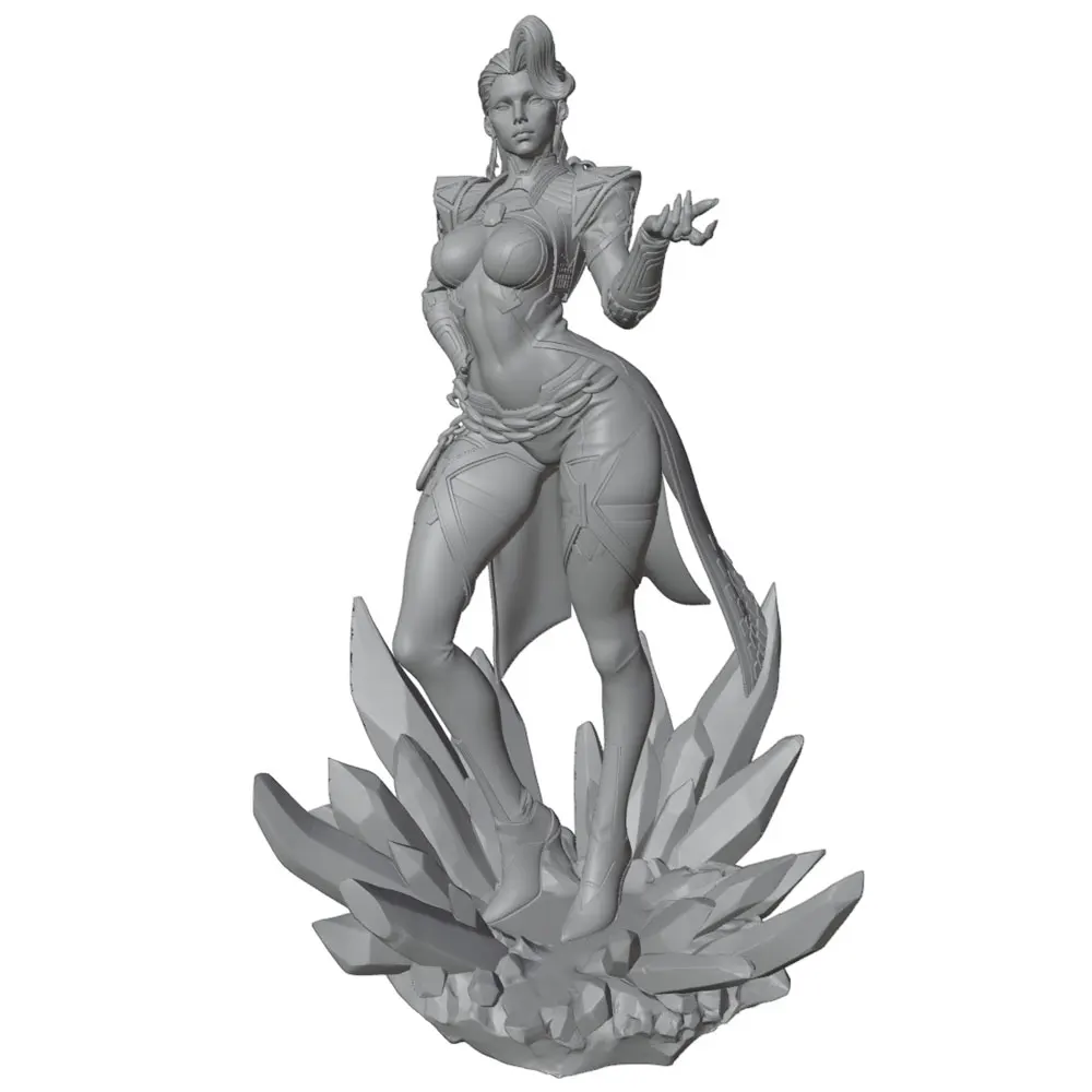 Estatua resina rey europeo sin pintar – Para juegos rol y colecciones
