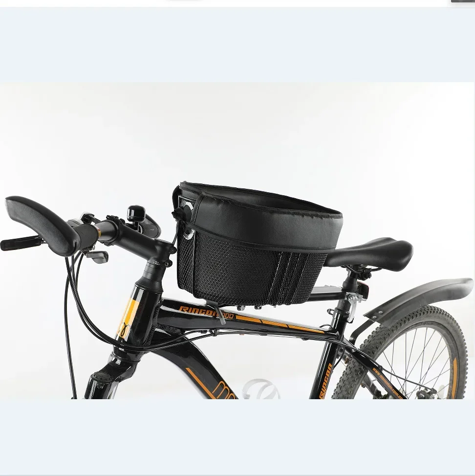 Productos para mascotas, cesta para mascotas, bicicleta de montaña y carretera con bolsa para perros y gatos, cesta para bicicleta, sillín cruzado, suministros para perros - imagen 2