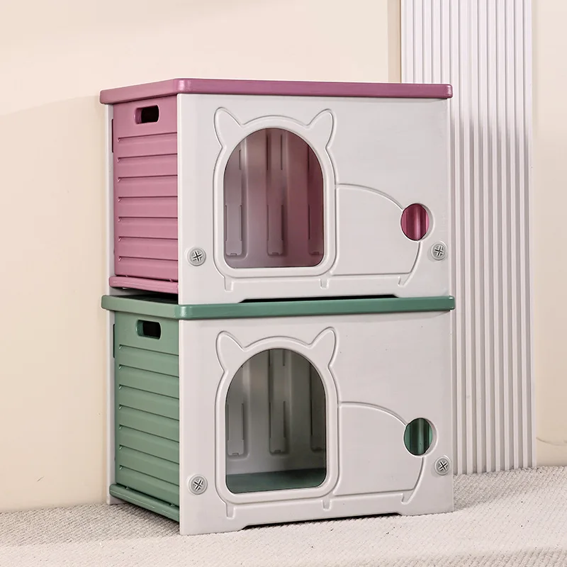 Casa exterior impermeable semi-cerrada para gatos y perros - imagen 3