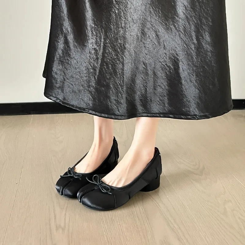Zapatos de ballet para perro – Satén, punta plegada, estilo retro - imagen 3