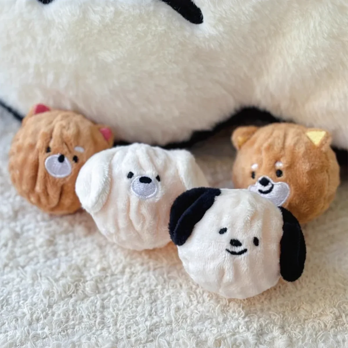 Juguete de pelota para cachorros chirriantes: masticar que rebota con pinchos para limpieza de dientes, juguete interactivo para mascotas para perros y gatos pequeños (Poodle/Bichon) - imagen 2