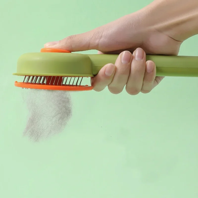 Cepillo para gatos, cepillo para el cuidado de mascotas, para eliminar pelos, removedor de pelo para gatos, peine para quitar el pelo de mascotas, accesorios para el cuidado de cachorros y gatitos - imagen 3