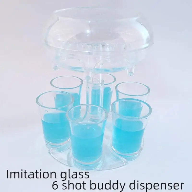 Dispensador y soporte para beber, juego de vino de alta gama de grado alimenticio, juego de vino de alta gama para beber líquido divertido en la cocina - imagen 2