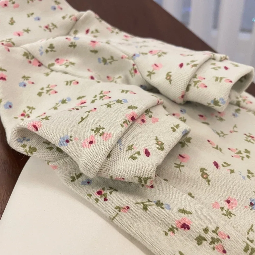 Chaqueta de algodón suave y cálida para gatos esfinges chaqueta femenina de primavera y otoño flor mono gatito sudadera dewenrex pijama - imagen 5