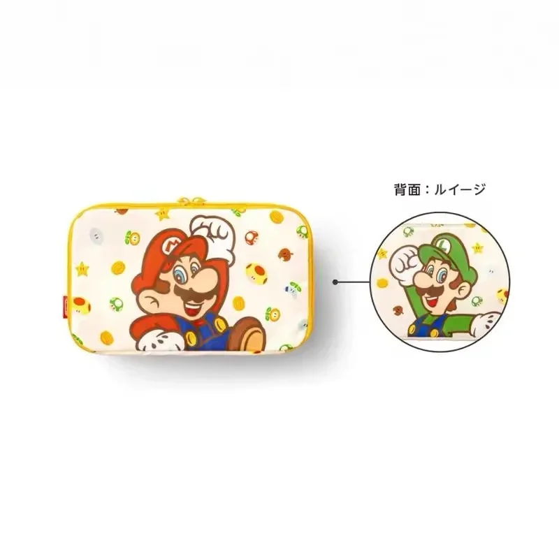 Bolsa de almacenamiento de Anime Super Marios Bros, bolsa de maquillaje de gran capacidad, bolsa de viaje de dibujos animados, bolsas de almacenamiento de Cosplay Kawaii, juguete, regalo para niños, 3 uds. - imagen 3