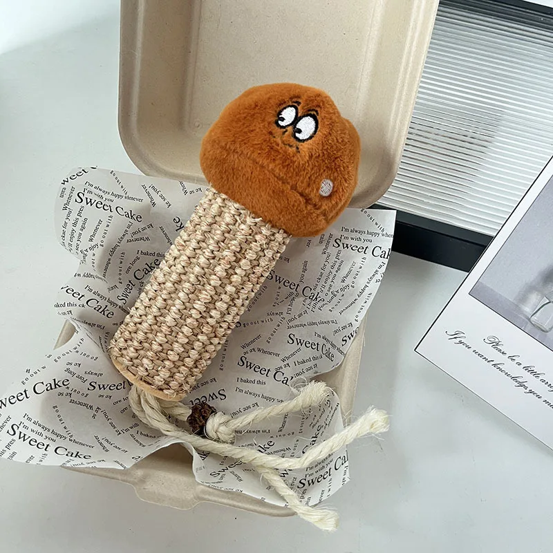 Juguete para Gato, seta de Sisal, cuerda de felpa, juguetes interactivos, hierba gatera, accesorios para mascotas, accesorios para perros - imagen 2