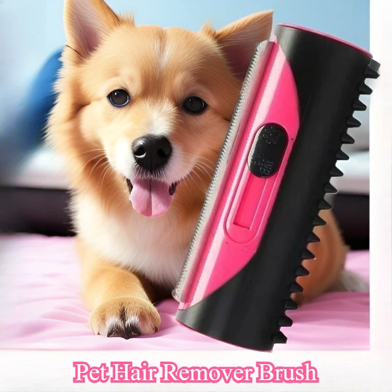 Double-Sided Pet Hair Remover Brush, Grooming Tool for Dog Cat Shedding, Cat Deshedding Brush, Multi-Functional Pet Supplies - imagen 2