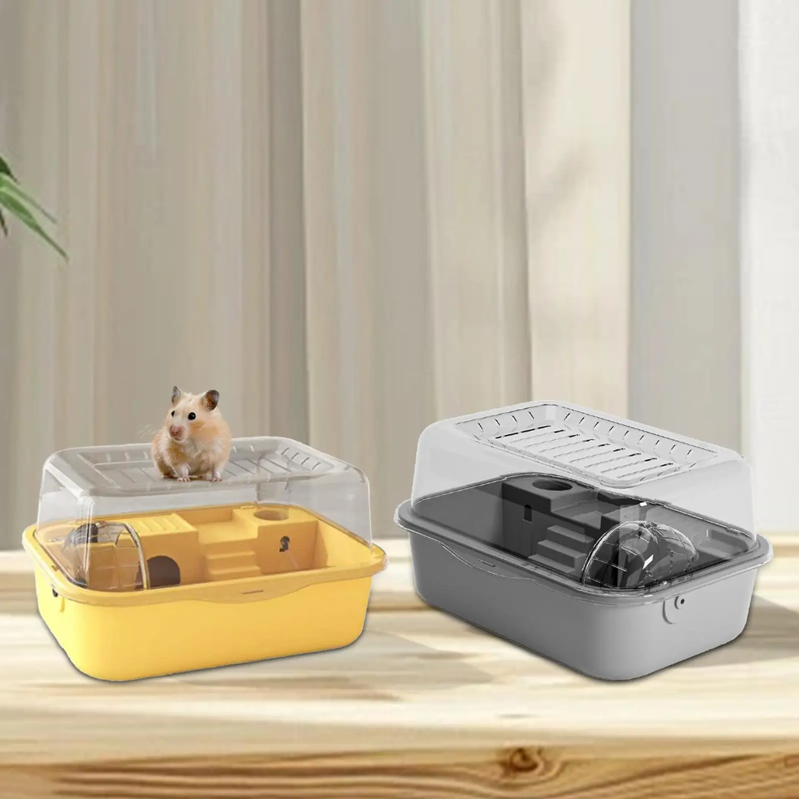 Large Hamster Cage Openable Top Luxury with Water Bottle Habitat Small Animal Cage Exercise Playing House Mice Guinea Pigs Bunny