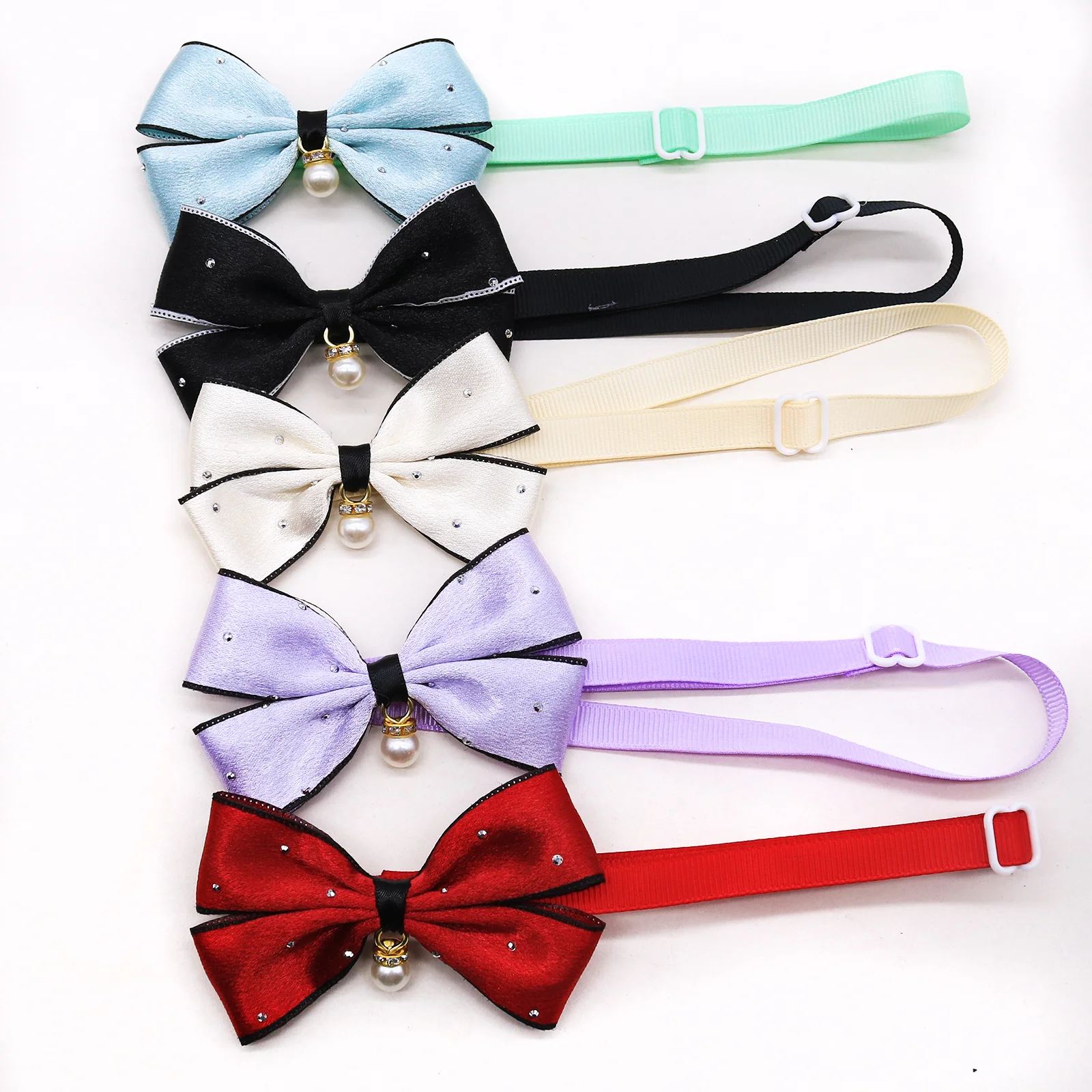Collares con lazo de perlas para perros - Accesorios de moda - imagen 5