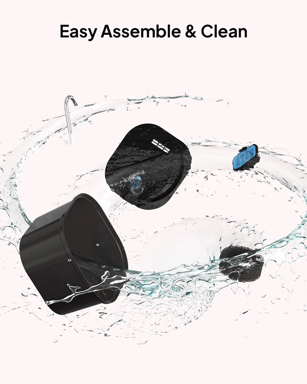 Una imagen en blanco y negro de un filtro de agua