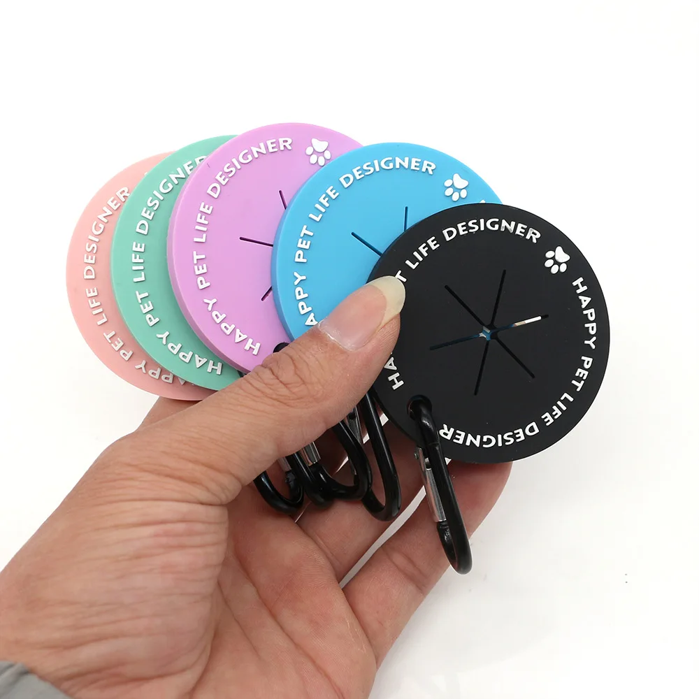 Dispensador de bolsas para excrementos de perro, Clip manos libres para productos de mascotas, bolsas para excrementos de perro, soporte para bolsas de residuos para viajes al aire libre - imagen 4