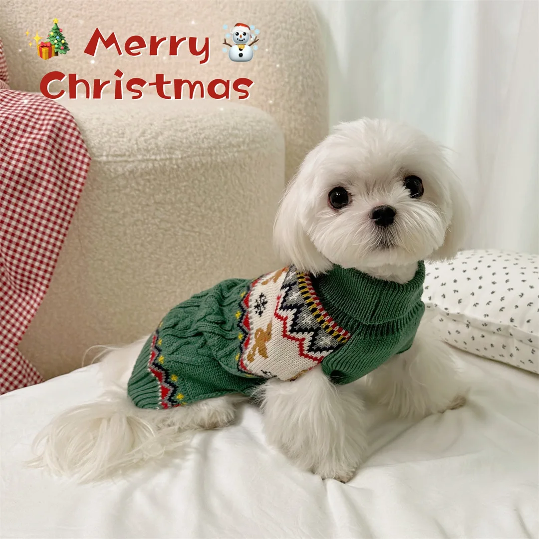 Jersey navideño suave para perros y gatos pequeños - imagen 5