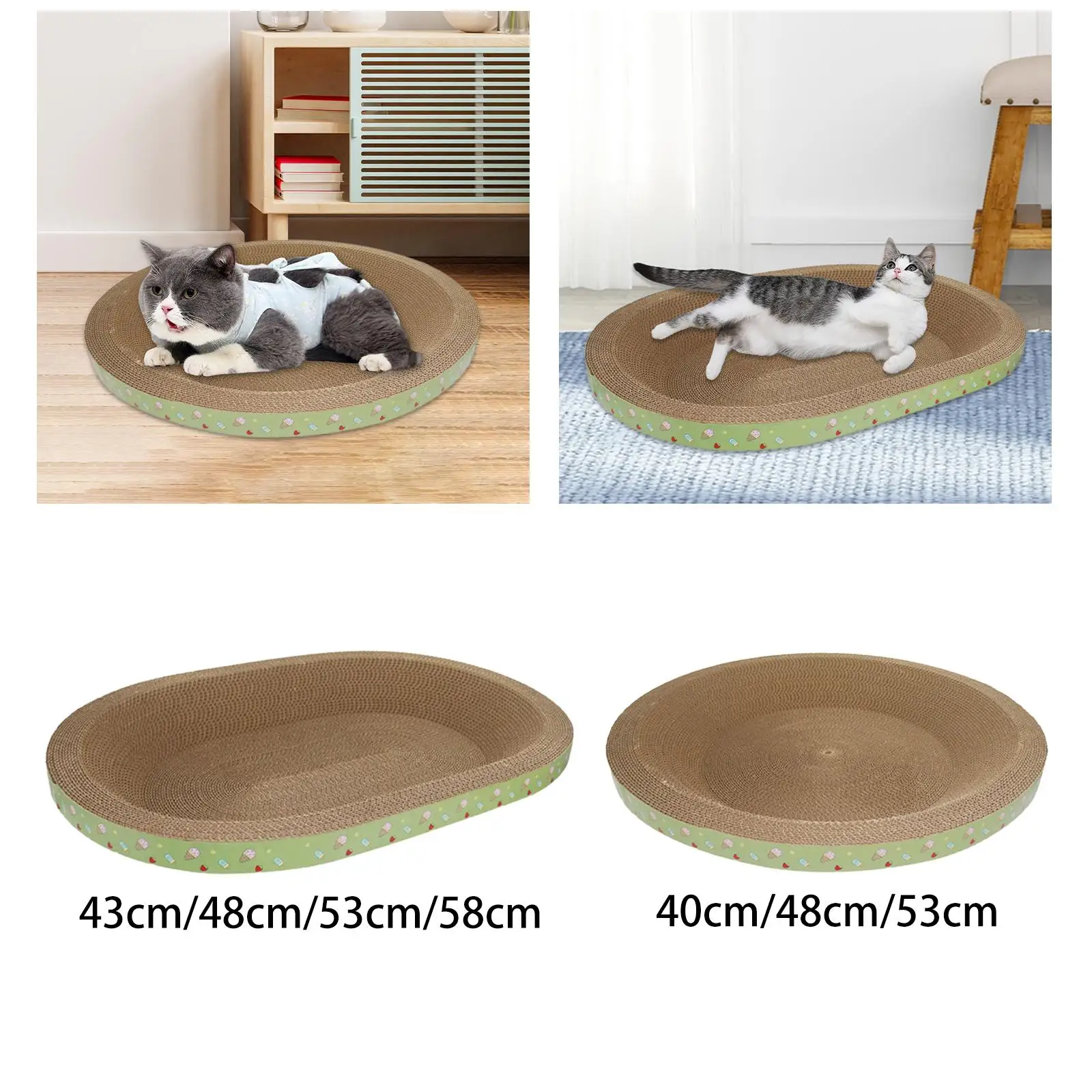 Tablero rascador con cama para gatos: duerme y cuida uñas - imagen 4