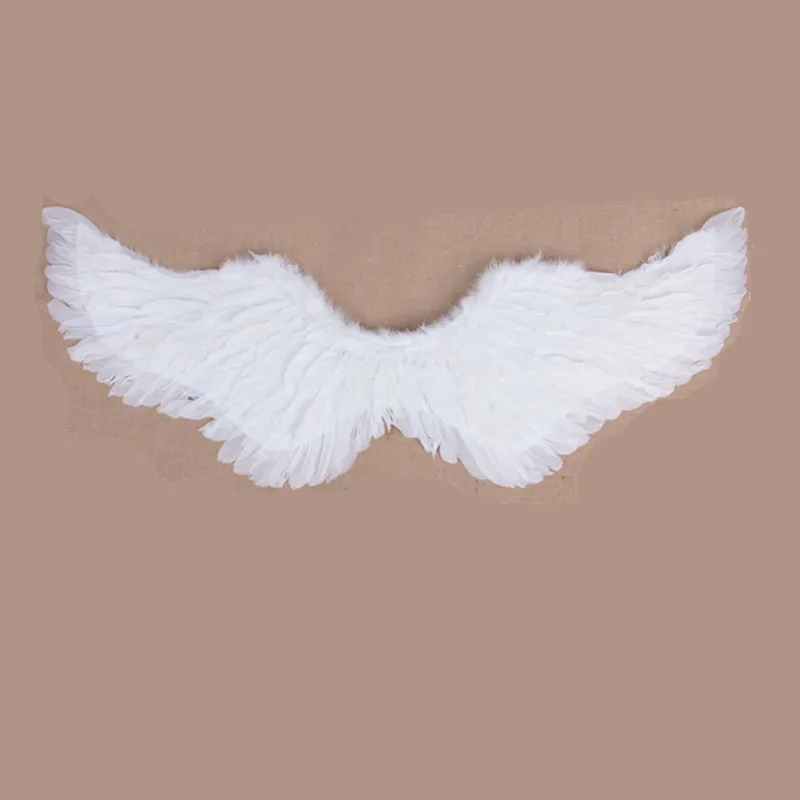Alas de Ángel, plumas blancas, golondrina voladora, accesorios de Halloween, novia, niña de las flores, disfraces de Anime Cosplay - imagen 2