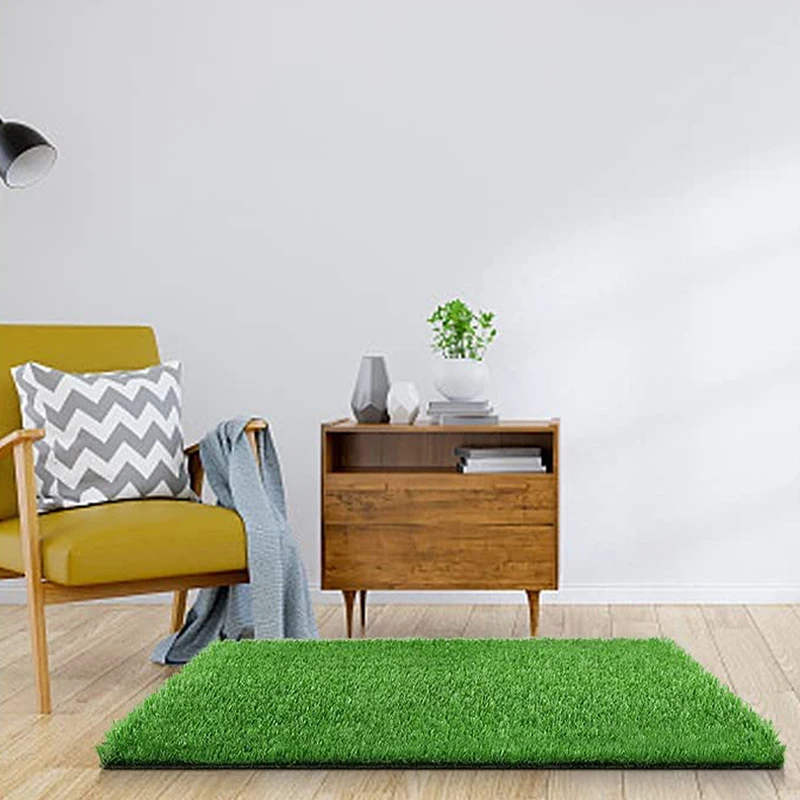 Alfombrilla de entrenamiento para mascotas, esterilla transpirable de simulación Artificial para entrenamiento de césped, duradera y portátil para perros y gatos - imagen 2