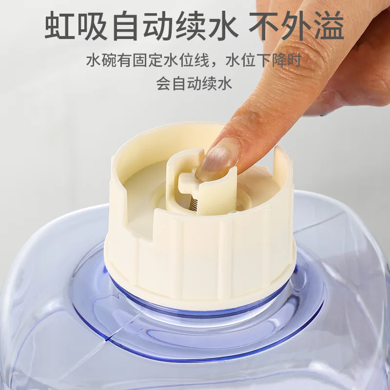 Alimentador automático para mascotas, dispensador de agua para gatos, alimentador inteligente para perros, artefacto de agua potable, lavabo de alimentación antideslizante - imagen 2