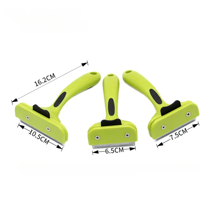 Nuevo peine para perros y gatos, peine con nudo abierto para mascotas, pelo para cachorros y gatos, recortador de pelo, peine con cuchilla, peines, cepillo para gatos - imagen 3