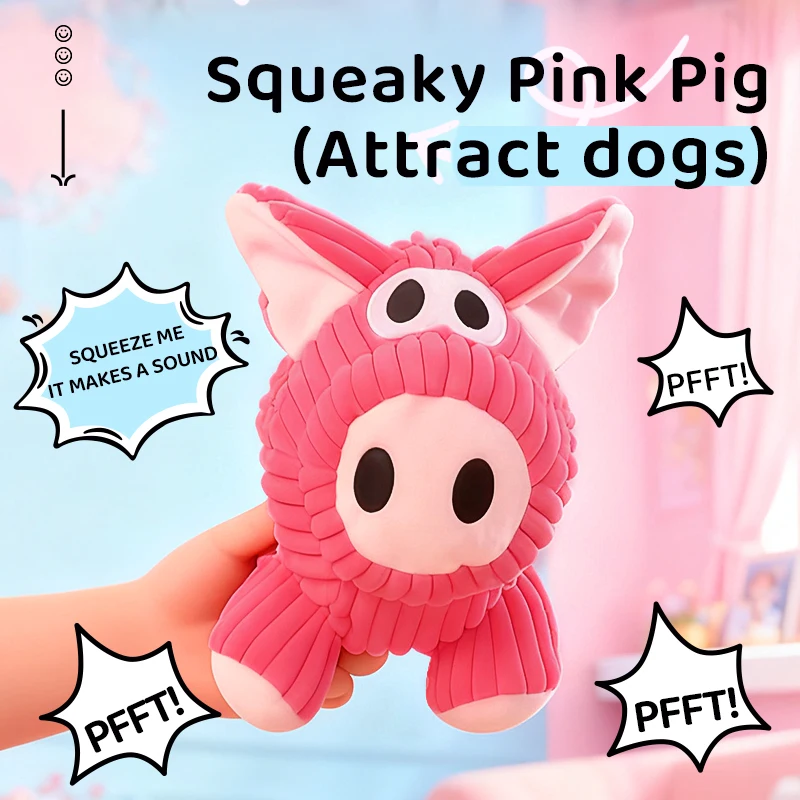 HOOPET Juguetes de peluche para perros chirriantes con sonido de papel craquelado, juguetes para masticar para cachorros suaves resistentes a masticar para aliviar el aburrimiento - imagen 3