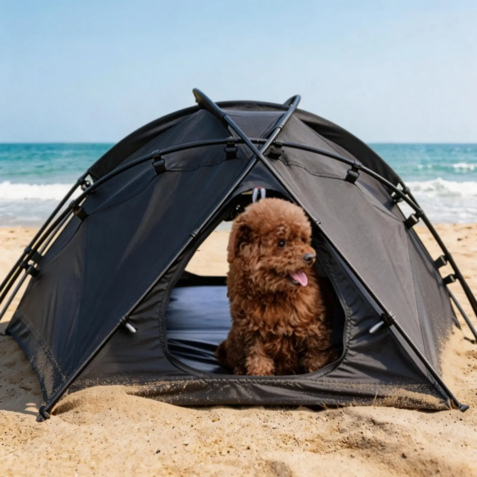 Carpa portátil para perros plegable impermeable transpirable uso anual