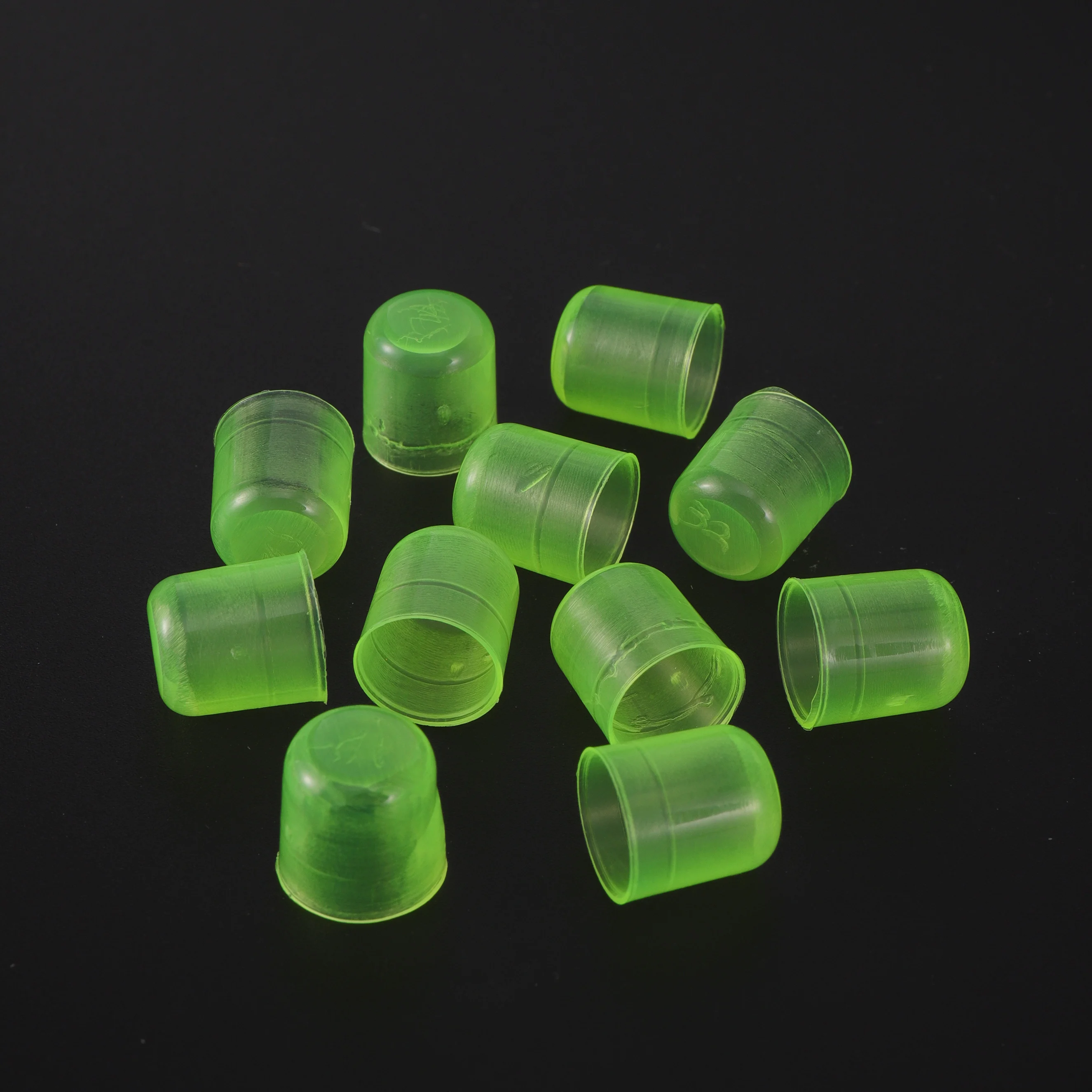 Tazas de celdas de reina de Apicultura, herramientas de gelatina real, jaula verde celular, suministros de Apicultura de cría trasera, 1000 Uds.