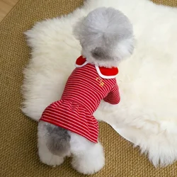 Vestido a rayas para perros y gatos – Ropa de moda para mascotas