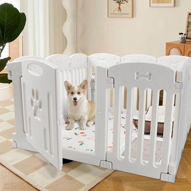 Valla interior para mascotas, accesorios para perros y cachorros, parque infantil para gatitos, gatos, perros, valla de seguridad rodeada para perros, cama para animales pequeños, suministros para mascotas