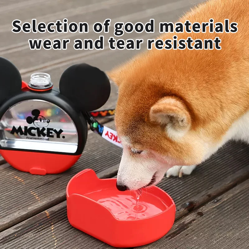 Botella de agua portátil para mascotas, alimentador de agua potable para viajes al aire libre, cuenco - imagen 4