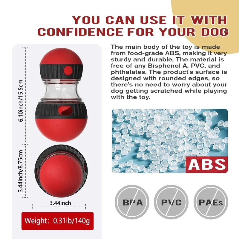 Juguete interactivo para perros pequeños, medianos y grandes, alimentador lento para gatos, adiestramiento en interiores para mascotas, juguetes para cachorros, Chihuahua Beagle, suministros para mascotas - imagen 3