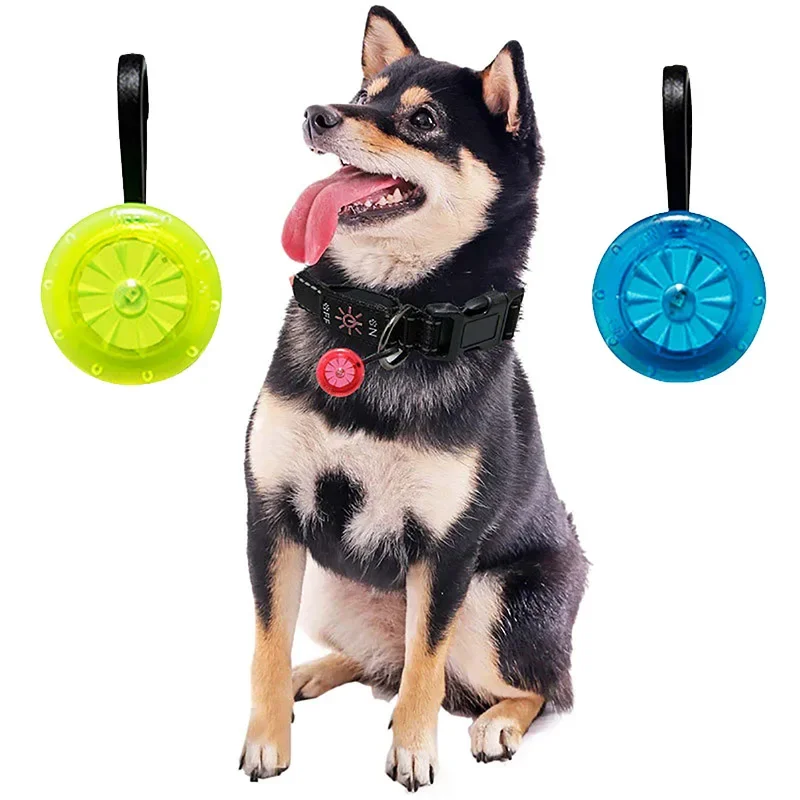 Luz de advertencia LED, collares para perros y gatos, indicador de foco, luces de noche impermeables para mascotas, collares antipérdida, accesorios para mascotas