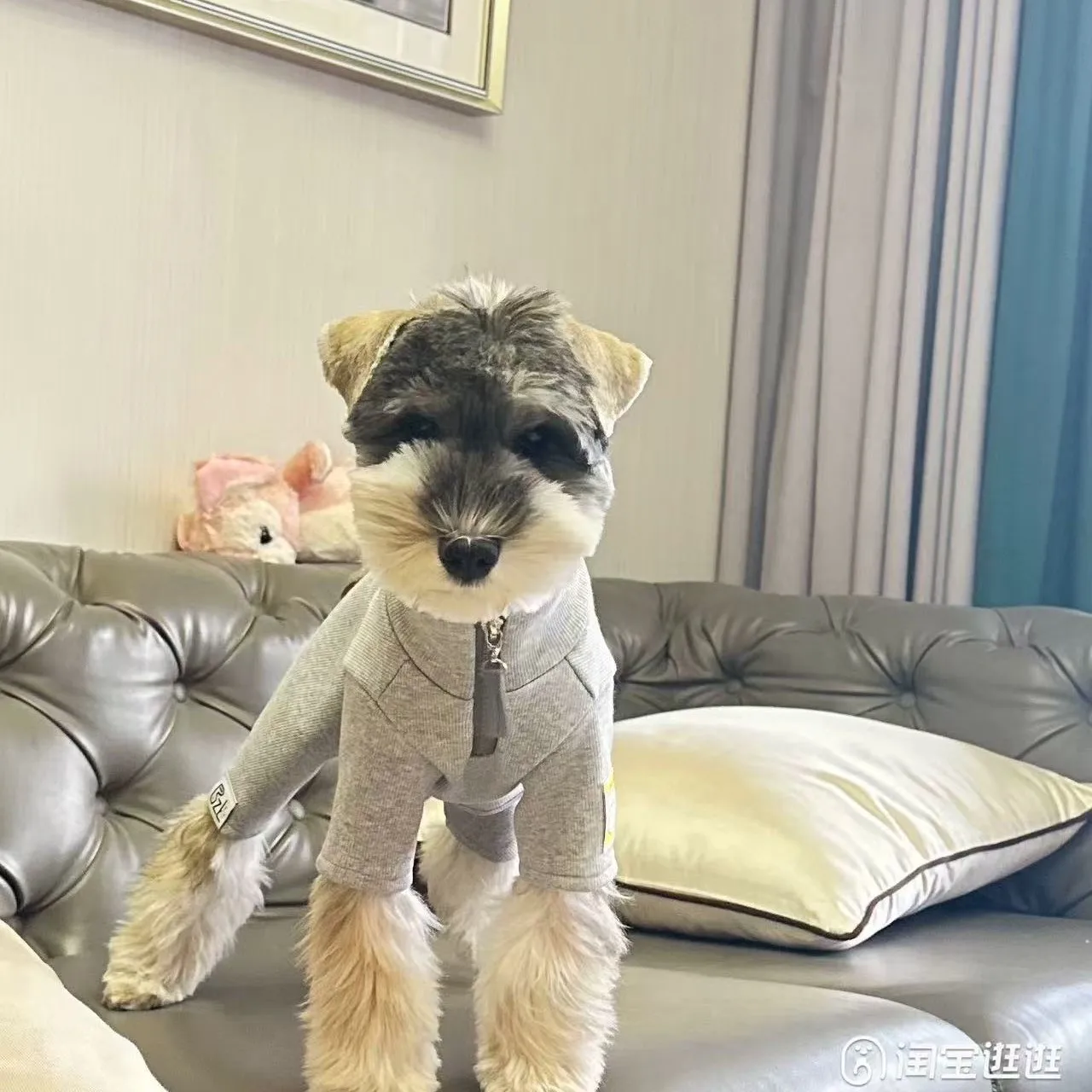 Camisa inferior de cuatro patas con cuello alto para otoño e invierno para mascotas, camisa inferior de cuatro patas para perros, Schnauzer, oso, Teddy, pijamas para perros, ropa para cachorros