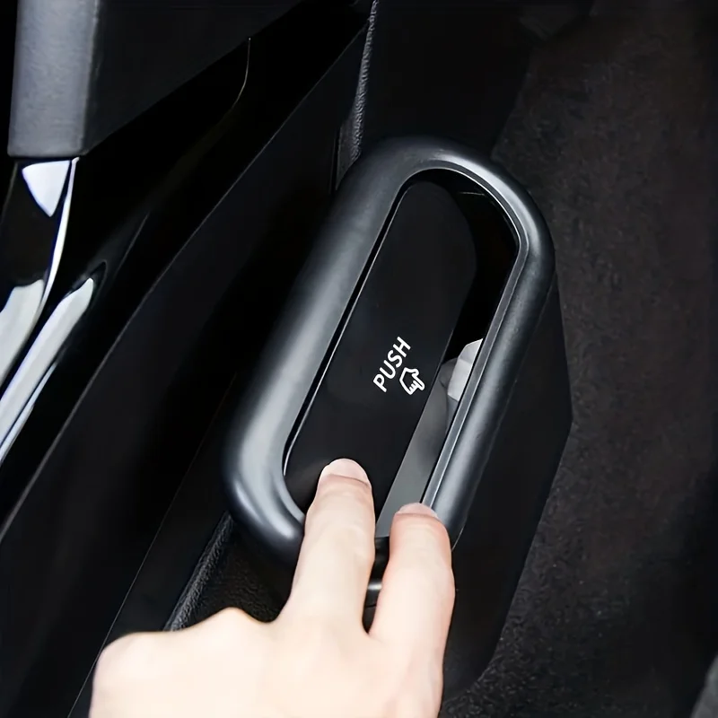 Bote de basura para coche, Mini cubo de basura y organizador para interiores de coche limpios y ordenados, 1 ud. - imagen 3