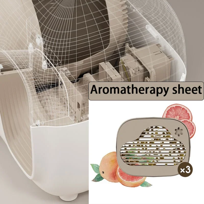 PetSnowy-inodoro automático para gatos, hoja de aromaterapia Robert, bolsa de basura desechable, suministros de limpieza de desodorización profesional - imagen 2