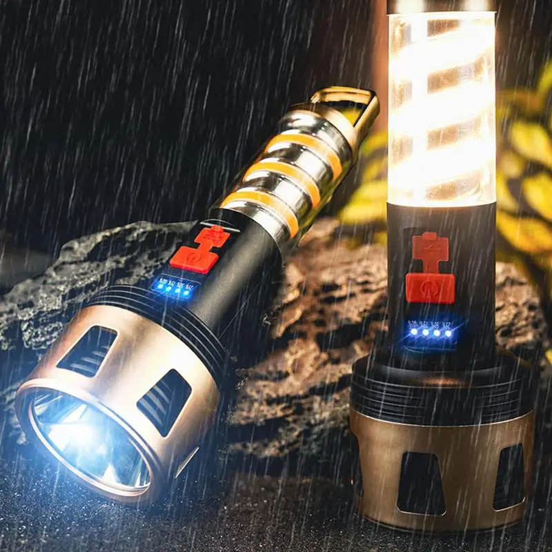Luces de Camping, linternas recargables portátiles para exteriores, batería de larga duración, linterna Led recargable para uso exterior extendido - imagen 3