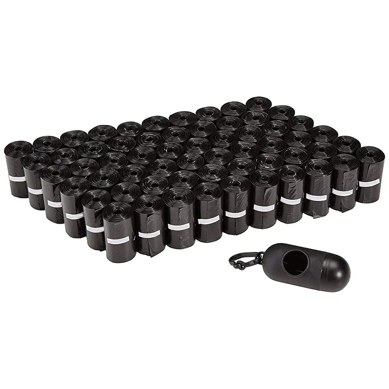 10 rollos de bolsa pura para excrementos de perros, 15 bolsas/rollo, bolsas grandes para residuos de gatos, bolsa de basura de repuesto para limpieza del hogar al aire libre, suministros para mascotas