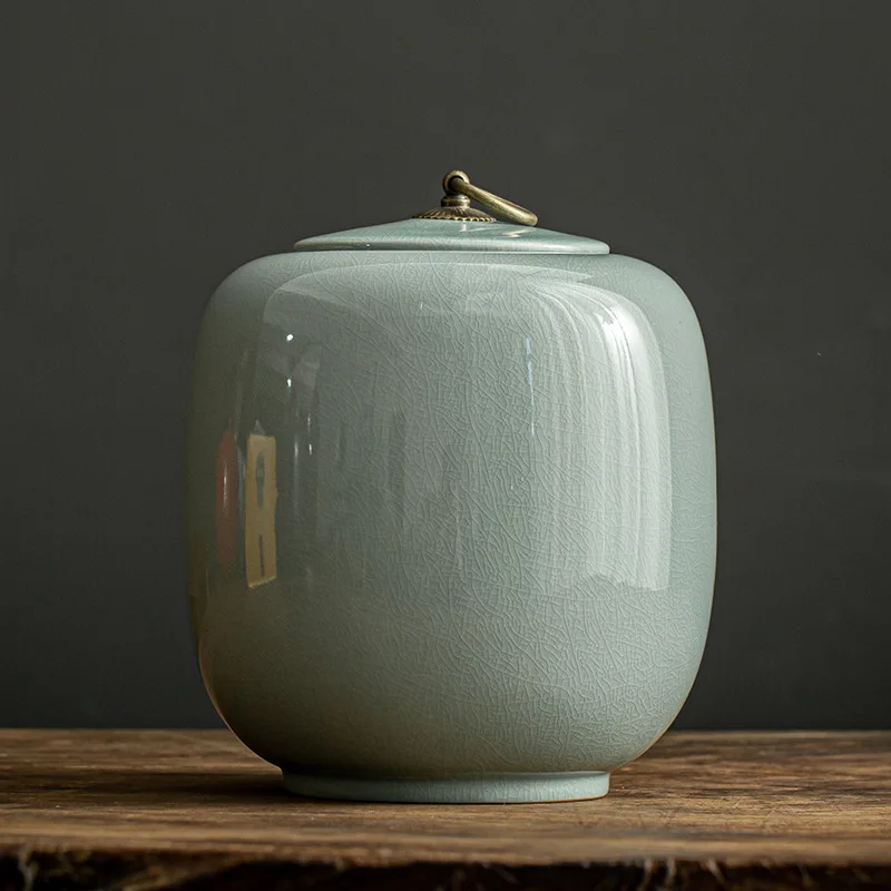 Urna de cerámica para cremación colosal de mascotas de gran tamaño, contenedor de cenizas de perro, almacenamiento de cubos, material de porcelana, contenedores funerarios - imagen 2