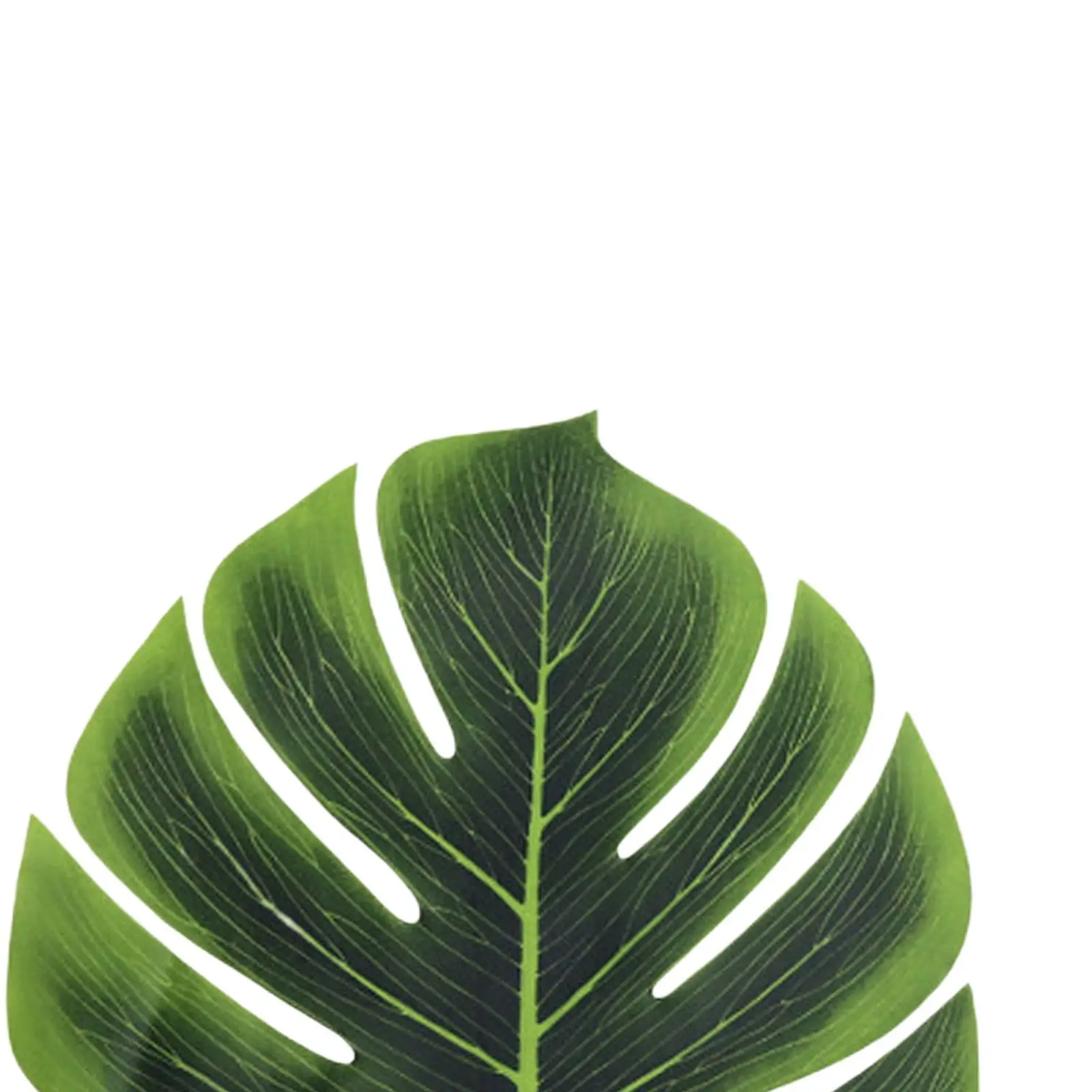 10 hojas tropicales, plantas tropicales, decoración verde, hojas artificiales, - imagen 3