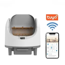 Caja de arena automática para gatos: autolimpieza y control aplicación