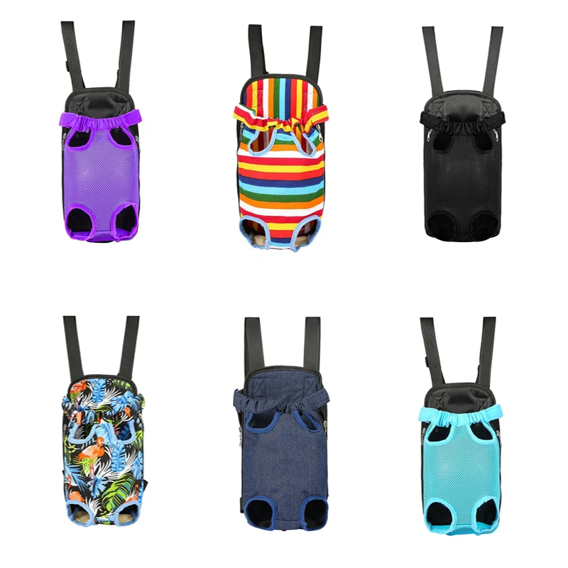 Mochila portátil transpirable para exteriores para mascotas, mochila para gatos y perros, bolsa de pecho, mochila de viaje para mascotas, mochila de cuatro patas - imagen 2