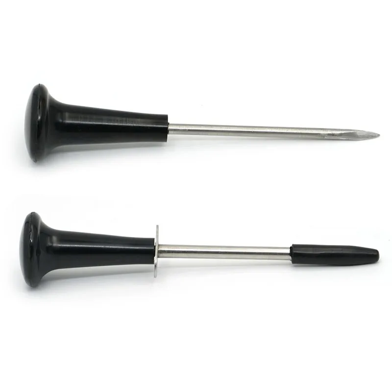 1 Juego de agujas de desinflado de ganado, ovejas y rumen de acero inoxidable, agujas de trocar para estómago de vaca, herramientas de desinflado para trocar veterinarios - imagen 4